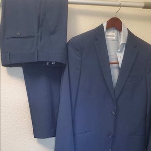 Men suit with 2 pants 29X30, blazer 36 R